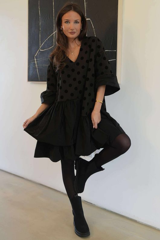 Oscar Rue Dress Polka Dot Earth